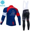 Set Fietsshirt Lange Mouw + Lange Koersbroek 2020 IAM Cycling N002 Winter Thermal Fleece